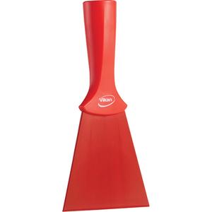 Nylon Scraper with Threaded Handle - 4", 8", Red, 1-1/4", Nylon, Polypropylene, 250°F