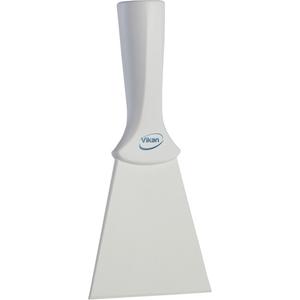 Nylon Scraper with Threaded Handle - 4", 8", White, 1-1/4", Nylon, Polypropylene, 250°F