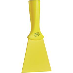 Nylon Scraper with Threaded Handle - 4", 8", Yellow, 1-1/4", Nylon, Polypropylene, 250°F