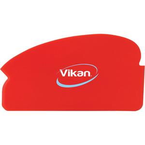 Flexible Hand Scraper - 6-1/2", 3-3/4", Red, 4/5", Polypropylene, 250°F