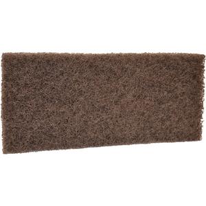 Coarse Scrub Pad - 10", 4-1/2", Brown