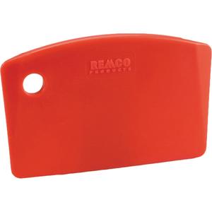 Mini Bench Scraper - 5-1/4", 3-3/8", Red, 0.3", Polypropylene