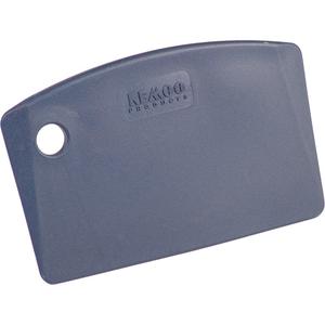 Metal Detectable Mini Bench Scraper - 5-1/4", 3-2/5", Blue, 0.3", Polypropylene & Semi-Ferrous Additive