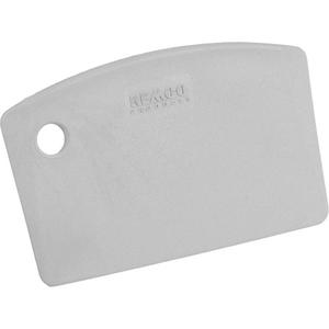 Metal Detectable Mini Bench Scraper - 5-1/4", 3-2/5", Grey, 0.3", Polypropylene & Semi-Ferrous Additive