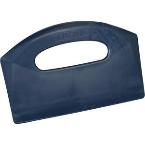 Metal Detectable Bench Scraper - 8-1/2", 5-1/4", Blue, 1", Polypropylene & Semi-Ferrous Additive
