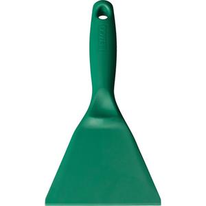 Large Metal Detectable Scraper - 4-1/4", 10", Green, 0.2", Polypropylene & Semi-Ferrous Additive