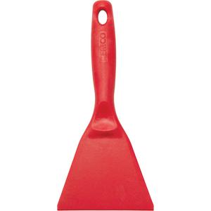 High Temperature Large Hand Scraper - 4-1/4", 9-3/8", Red, 7/8", Nylon & Glass Fiber, 410°F