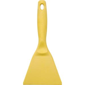 High Temperature Large Hand Scraper - 4-1/4", 9-3/8", Yellow, 7/8", Nylon & Glass Fiber, 410°F