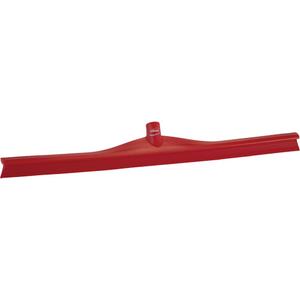 Single Blade Ultra Hygiene Squeegee - Red, 28", 3", 4", Polypropylene, Rubber