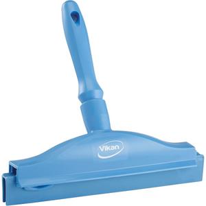 Double Blade Ultra Hygiene Squeegee - Blue, 10", 3-1/2", 4", Polypropylene, Rubber
