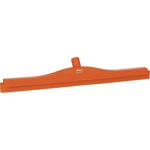 Double Blade Ultra Hygiene Squeegee - Orange, 24", 3-3/4", 4-3/8", Polypropylene, Rubber