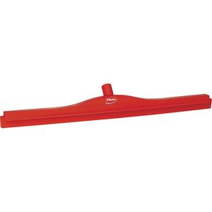 Double Blade Ultra Hygiene Squeegee - Red, 28", 3-1/4", 4-3/8", Polypropylene, Rubber