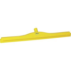 Double Blade Ultra Hygiene Squeegee - Yellow, 28", 3-1/4", 4-3/8", Polypropylene, Rubber