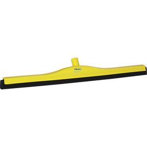 Fixed Head Foam Blade Squeegee - Yellow, 28", 3-1/2", 3-3/4", Polypropylene, Foam Rubber