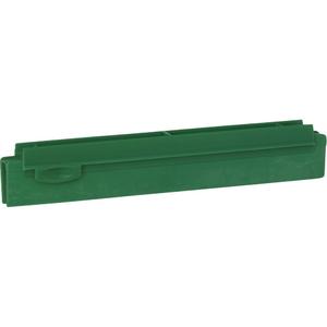 10" Double Ultra Hygiene Squeegee Refill Cartridge - Blade, Green, 10", Polypropylene, Rubber
