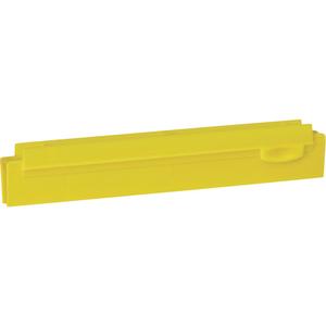 10" Double Ultra Hygiene Squeegee Refill Cartridge - Blade, Yellow, 10", Polypropylene, Rubber