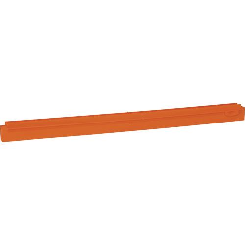 24" Double Ultra Hygiene Squeegee Refill Cartridge - Blade, Orange, 24", Polypropylene, Rubber