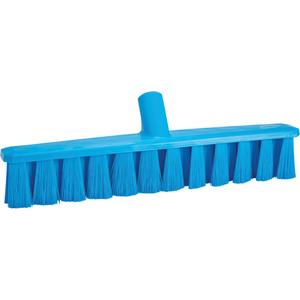 UST Soft Push Broom - Polyester, 15-1/4", Fine, Blue, Blue, 1-7/8", 4-3/4", Polypropylene, 250°F