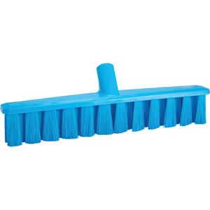 UST Push Broom - Polyester, 15-1/4", Medium, Blue, Blue, 1-7/8", 4-3/4", Polypropylene, 250°F