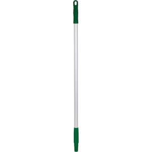 Handle - Standard, Aluminum/Polypropylene, 33", 15/16", Euro Threaded, Green, Broom/Brush/Squeegee/Scraper/Pad Holder, 250°F