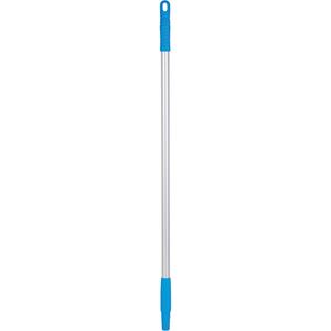 Handle - Standard, Aluminum/Polypropylene, 33", 15/16", Euro Threaded, Blue, Broom/Brush/Squeegee/Scraper/Pad Holder, 250°F