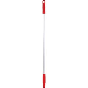 Handle - Standard, Aluminum/Polypropylene, 33", 15/16", Euro Threaded, Red, Broom/Brush/Squeegee/Scraper/Pad Holder, 250°F