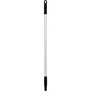 Handle - Standard, Aluminum/Polypropylene, 33", 15/16", Euro Threaded, Black, Broom/Brush/Squeegee/Scraper/Pad Holder, 250°F