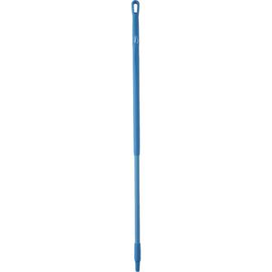 Handle - Standard, Fibreglass, 51-1/2", 1-1/4", Euro Threaded, Blue, Broom/Brush/Squeegee/Scraper/Pad Holder, 250°F