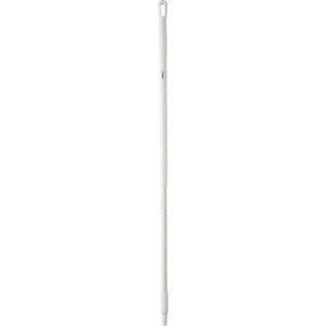 Handle - Standard, Fibreglass, 51-1/2", 1-1/4", Euro Threaded, White, Broom/Brush/Squeegee/Scraper/Pad Holder, 250°F