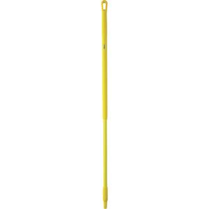 Handle - Standard, Fibreglass, 51-1/2", 1-1/4", Euro Threaded, Yellow, Broom/Brush/Squeegee/Scraper/Pad Holder, 250°F