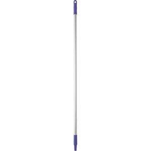 Basic Handle - Standard, Aluminum, 50", 1", Euro Threaded, Purple, Broom/Squeegee/Scraper, 212°F, Polypropylene