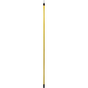 16' Extension Handle - Telescopic, Fibreglass, 98-3/4" - 185-1/2", 1-1/4", Euro Threaded, Squeegee, Yellow