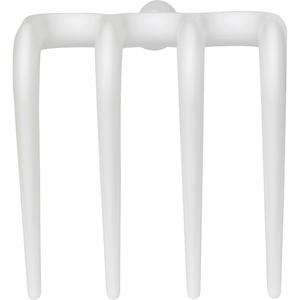 Hygienic Rake - Plastic, White, 250°F, 7.9", 8", 8.9"