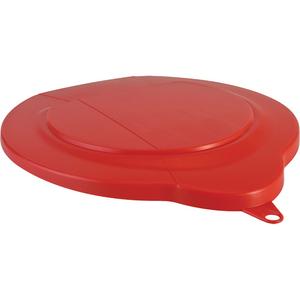 1.5 Gallon Pail Lid - Red, Polypropylene, 250°F