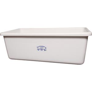Transport Storage Tub - White, Plastic, 46.5", 26", 16.2"