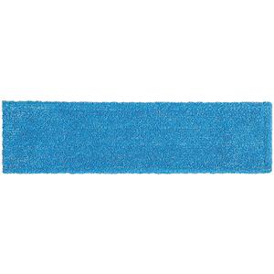 Adaptable Flat Mop Pad - Finishing, 19-1/2", 5-1/2", Microfibre, Blue