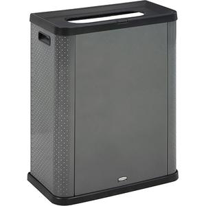 Elevate™ Landfill Waste Container - 23 US. Gal., Metal, Pearl Dark Grey