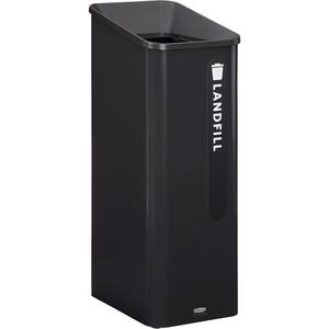 Sustain Landfill Container - 15 US gal., 23 US gal., Plastic/Steel, Black
