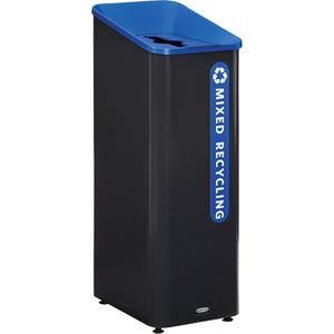 Sustain Mixed Recycling Container - Bulk, 15 US gal., 23 US gal., Plastic, Blue