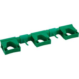 Hygienic Hi-Flex Wall Bracket System - Green, 1.1" - 1.3" Diameter, 6.61 lbs., 16.54"