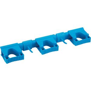 Hygienic Hi-Flex Wall Bracket System - Blue, 1.1" - 1.3" Diameter, 6.61 lbs., 16.54"