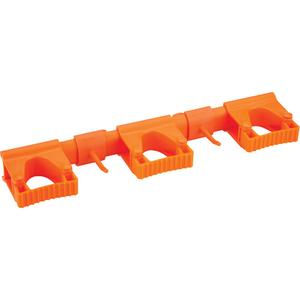 Hygienic Hi-Flex Wall Bracket System - Orange, 1.1" - 1.3" Diameter, 6.61 lbs., 16.54"