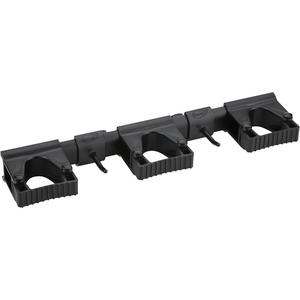 Hygienic Hi-Flex Wall Bracket System - Black, 1.1" - 1.3" Diameter, 6.61 lbs., 16.54"