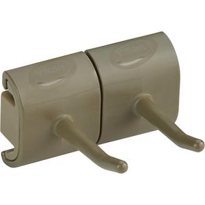 Double Hook Module for Hygienic Wall Bracket - Brown, 6.61 lbs., 250°F, Polypropylene, Polyamide