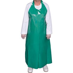 Top Dog 8 Mil. Apron - Polyurethane, 50", Green, 8 mil., 180°F