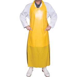 Top Dog 8 Mil. Apron - Polyurethane, 45", Yellow, 8 mil., 180°F