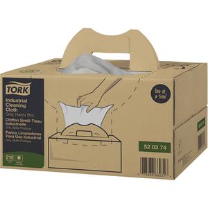 Industrial Cleaning Cloths - All-Purpose, 16-3/8", 14", Grey, Spunlace