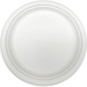 Molded Fiber Disposable Plates - 8-3/4", Paper, Beige