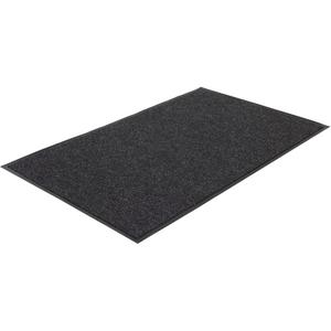 Style-Point™ Indoor Matting - 3', 5', 10', Wiper/Scraper, 1/4", Dark Grey, Vinyl/Polypropylene/PVC/P.E.T. Fibre, Medium-Duty, Loop-Pile/Needle Punched, 5%, 620 g/m² (18 oz/yd²), 1 Year