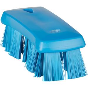 UST Hand Brush - Scrub/Machine, Blue, 6-9/10", Stiff, 1-1/2", Polypropylene & Polyester, 2-2/3", 2-1/5"